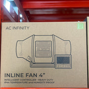 AC Infinity, Cloudline T4, Quiet Inline Duct Fan System with Temperature and Humidity Controller, 4 Inch - 100 MM