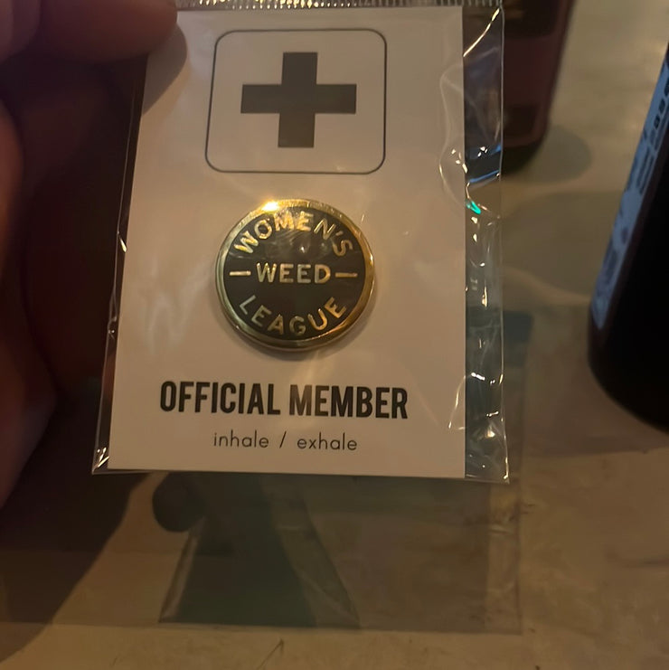 Women’s weed league pin
