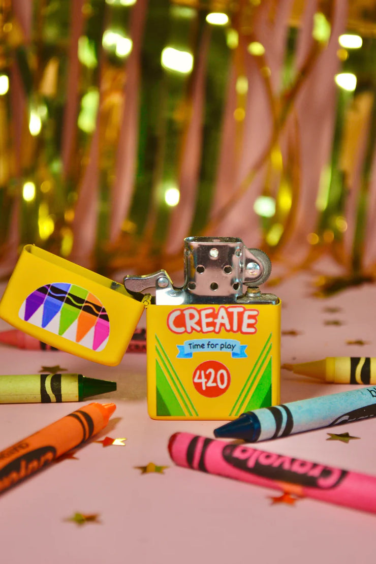 Crayon “Create” Lighter - time for play