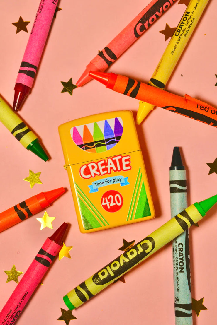 Crayon “Create” Lighter - time for play