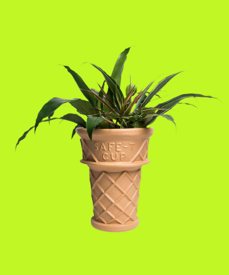Giant Ice Cream Cone Planter