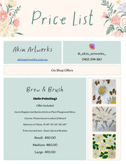 Brew & Brush ~ Solo Painting Workshop