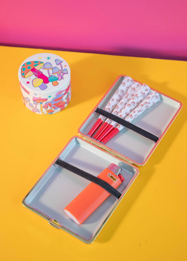 COLOURFUL MUSHROOM JOINT CASE