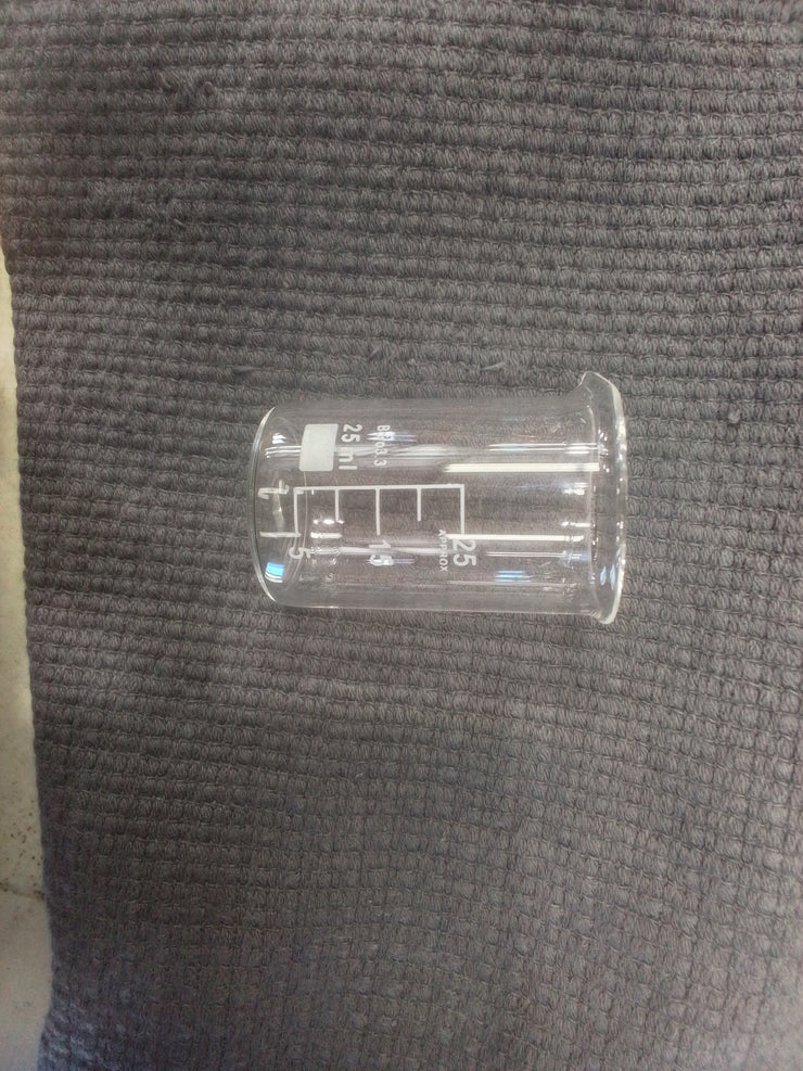 Glass 25ml measuring jug