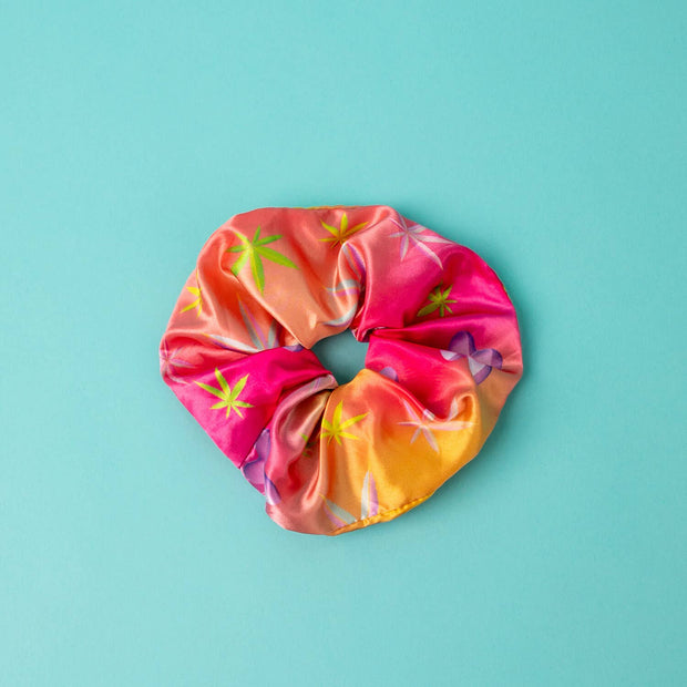 Silk Weed Scrunchies - Hot