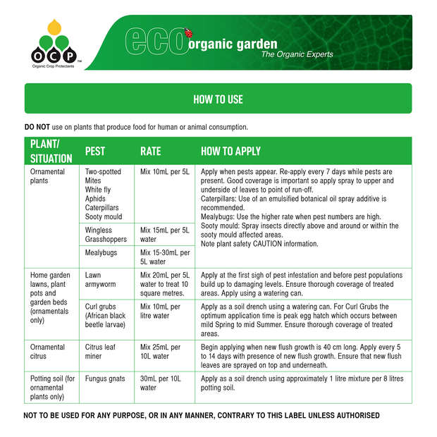 Eco-Neem Oil 100mL Concentrate