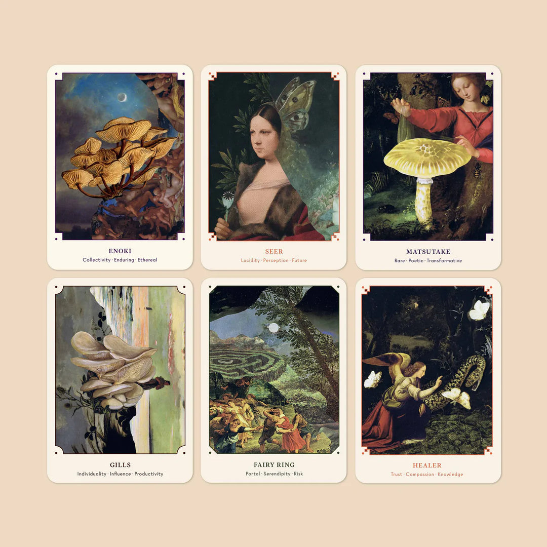 The Mushroom Oracle: 44 Card Deck and Guidebook