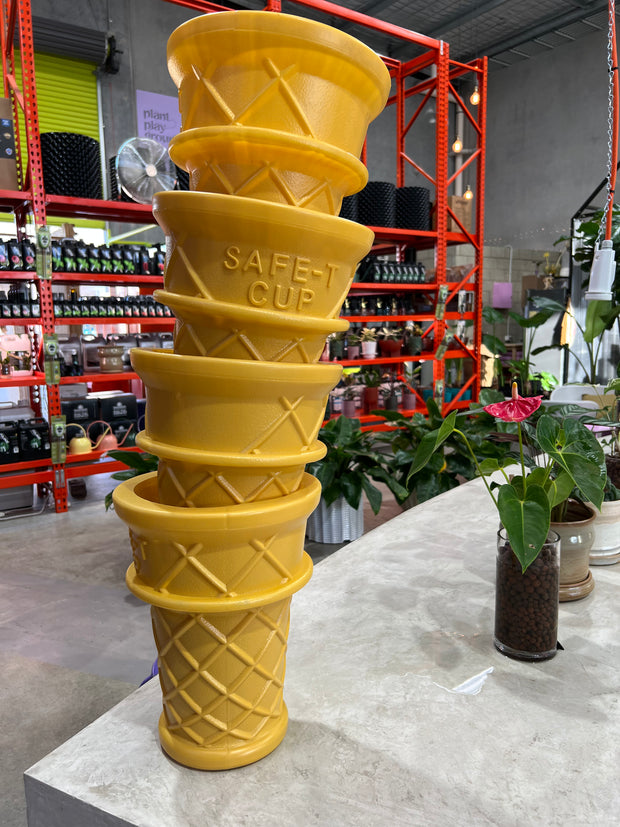 Giant Ice Cream Cone Planter